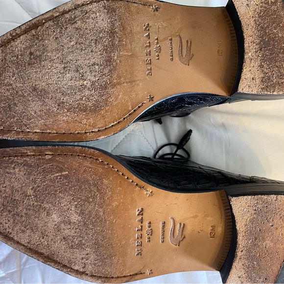 Mens Mezlan Genuine Alligator Dress Shoes - 13M - Picture 6 of 10